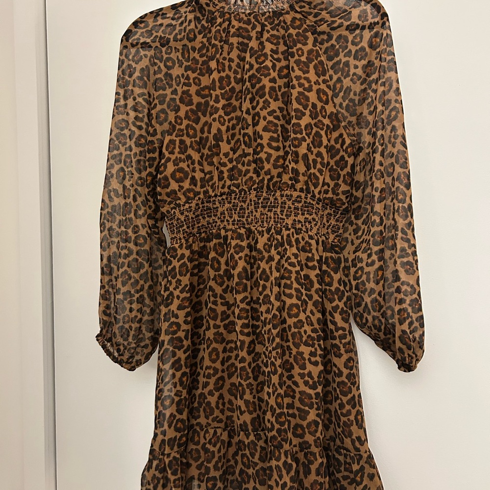Leopard print dress